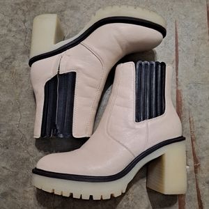 The Anastasia paneled heeled boots